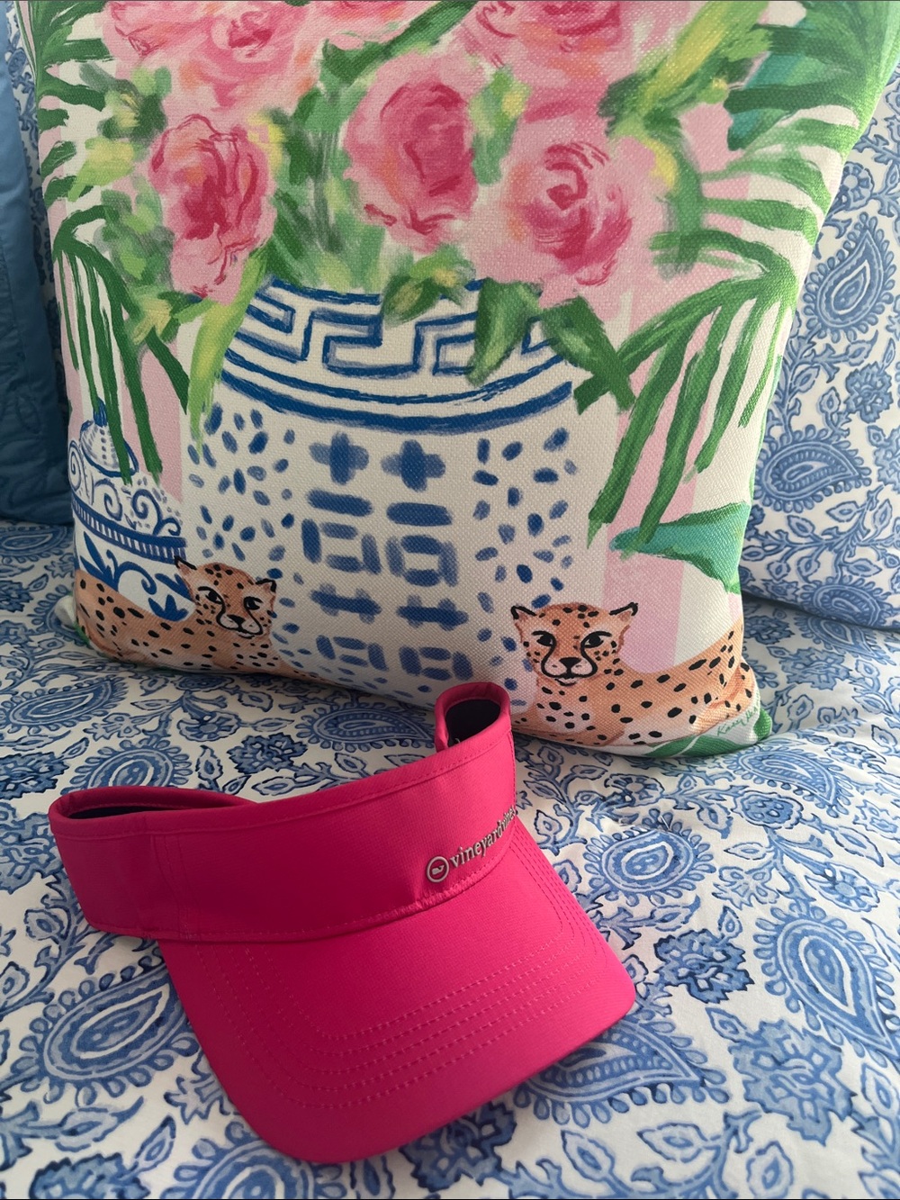 New Without Tag Attached pink🌸Vineyard Vines Visor
